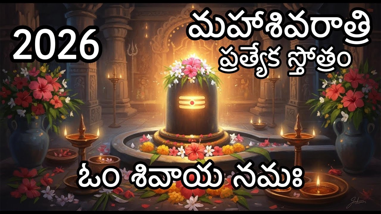 2026 మహాశివరాత్రి ప్రత్యేక స్తోత్రం | శివరాత్రి స్తోత్ర గీతం | Shivaratri Devotional Song Telugu