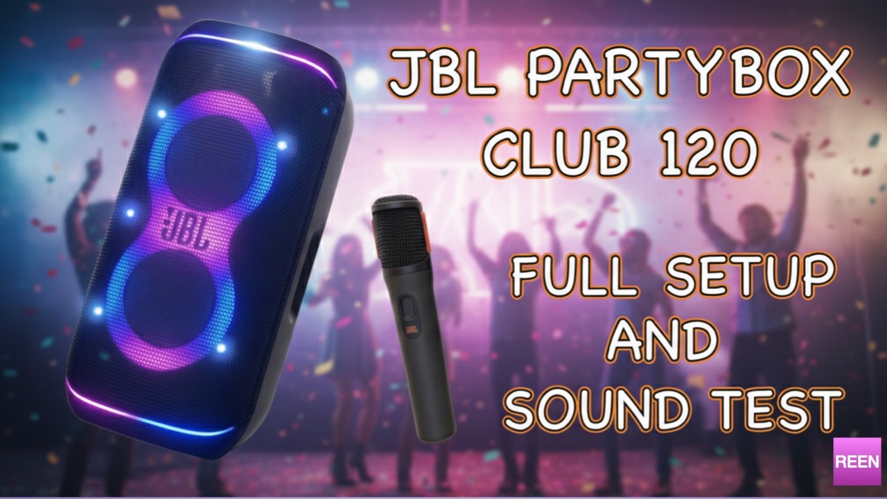 🎉 JBL PartyBox Club 120 &mdash; полная настройка и проверка звука! | Функции приложения, демонстрация м...