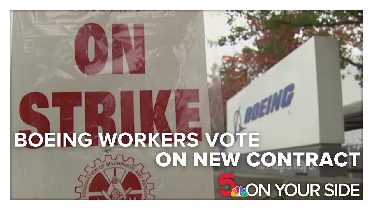 Boeing workers vote on new contract that could end strike