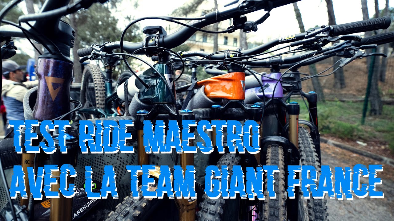 🔥 Journée test ride avec la team Giant France, 20eme anniversaire Maestro