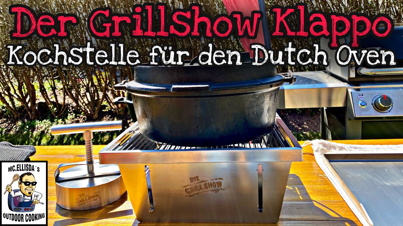 Zubehör für den Dutch Oven / Der Grillshow Klappo Grill