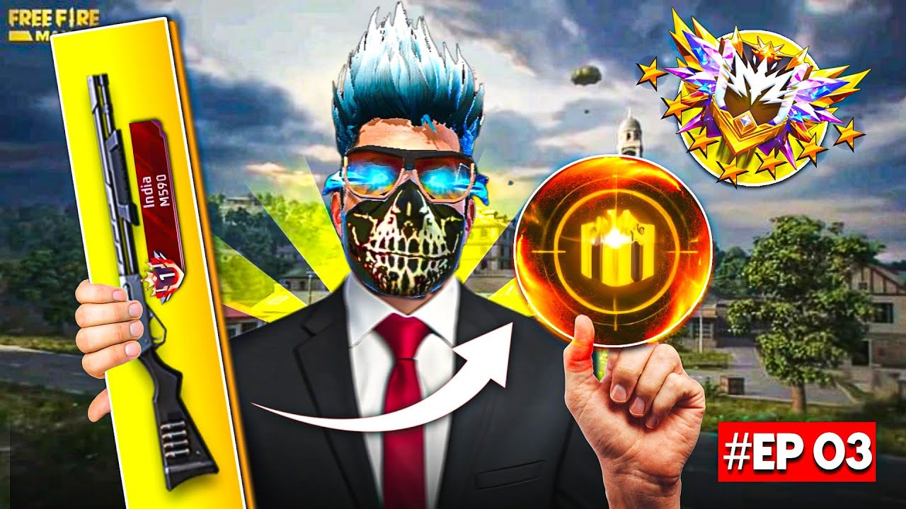 Try To Achieve Mastery in MOST DIFFICULT SHOTGUN ( M590 ) 🤯 Ep 03  | Garena Free fire