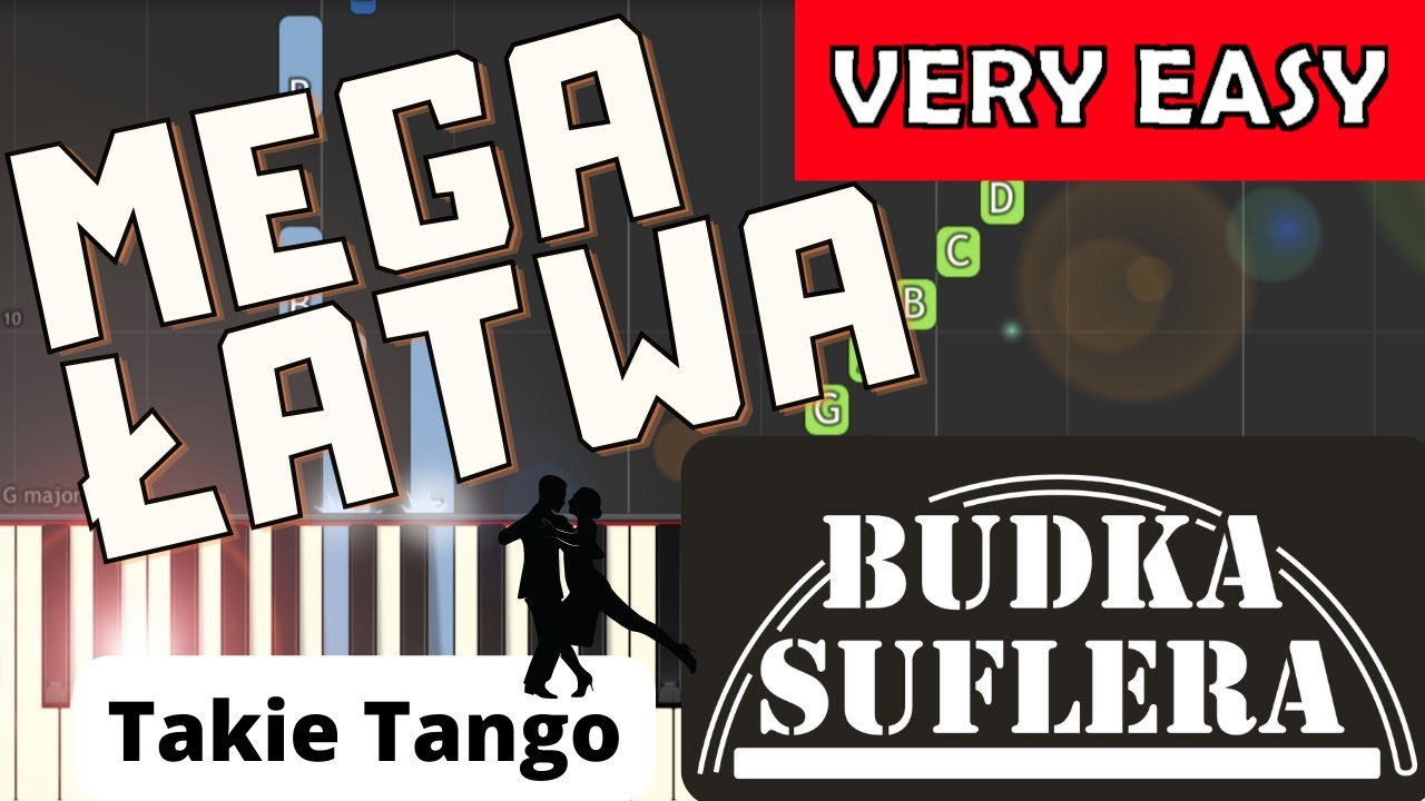 🎹 Takie Tango (Budka Suflera) - Piano Tutorial (MEGA ŁATWA wersja) 🎵 NUTY W OPISIE 🎼