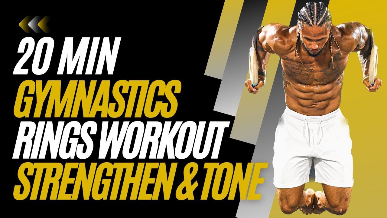 20 MIN GYMNASTICS RINGS WORKOUT | Get jacked like a gymnast