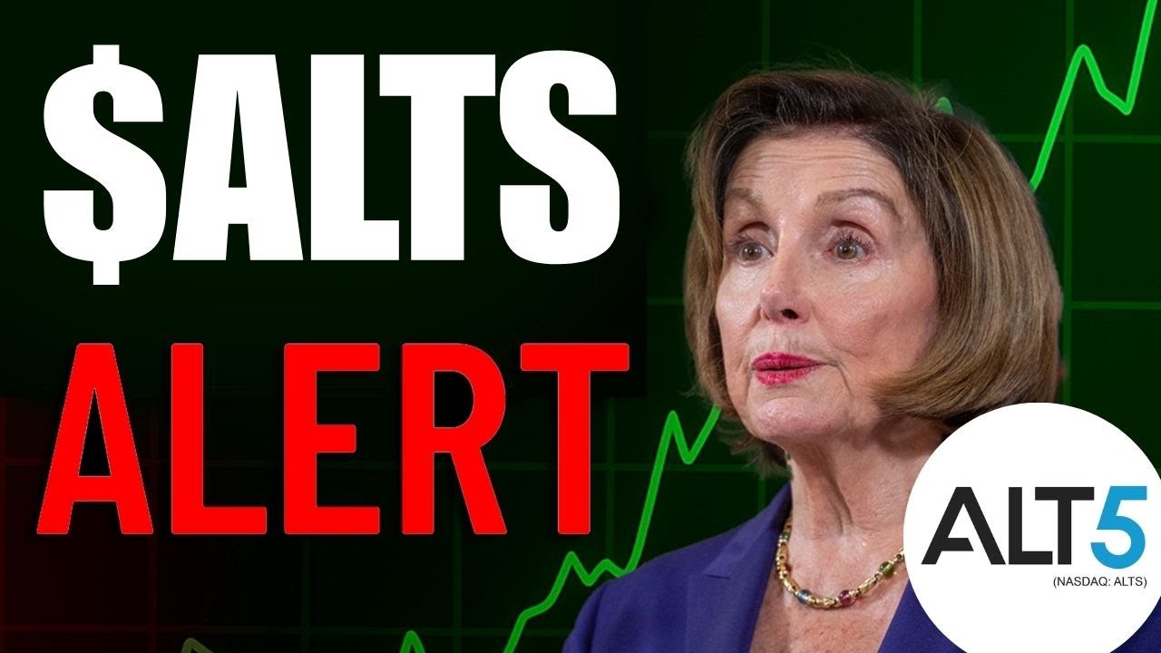 ALTS Stock MASSIVE NEWS!? (Thank Me Later Bro) ALT5 Sigma