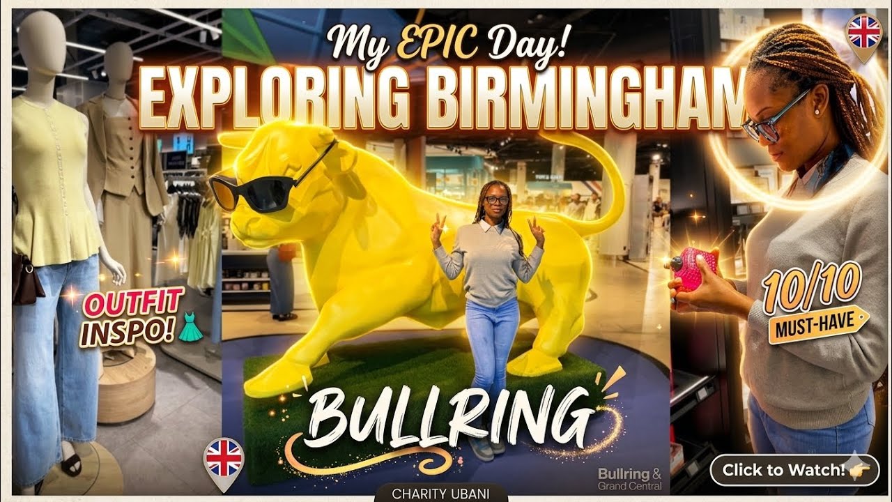 A Day in my life/ Exploring Birmingham Bullring 🛍️ | UK&rsquo;s Famous Shopping / Life as an Extrovert 