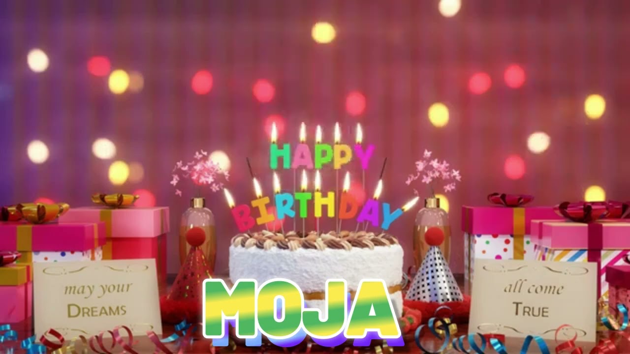MOJA Happy Birthday Song with Names 🌟 Happy Birthday to You
