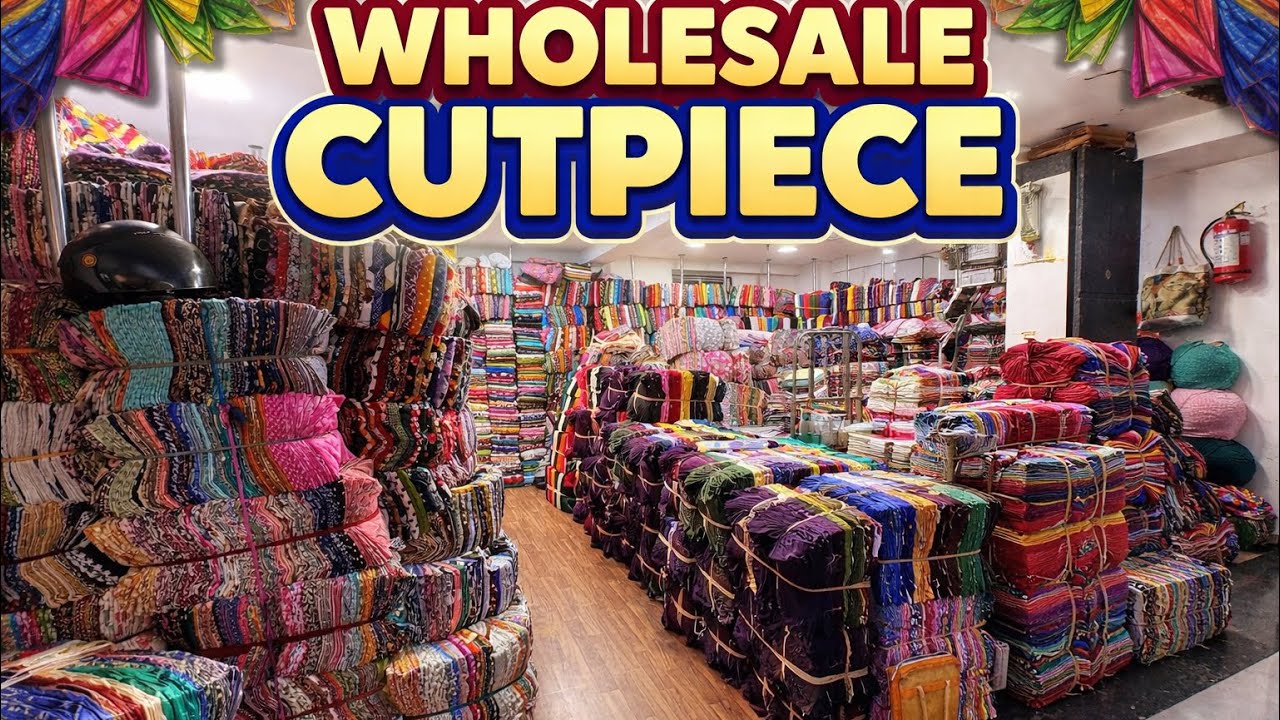 Wholesale Cutpiece Market Tour | Cheapest Fabric Rates 2026