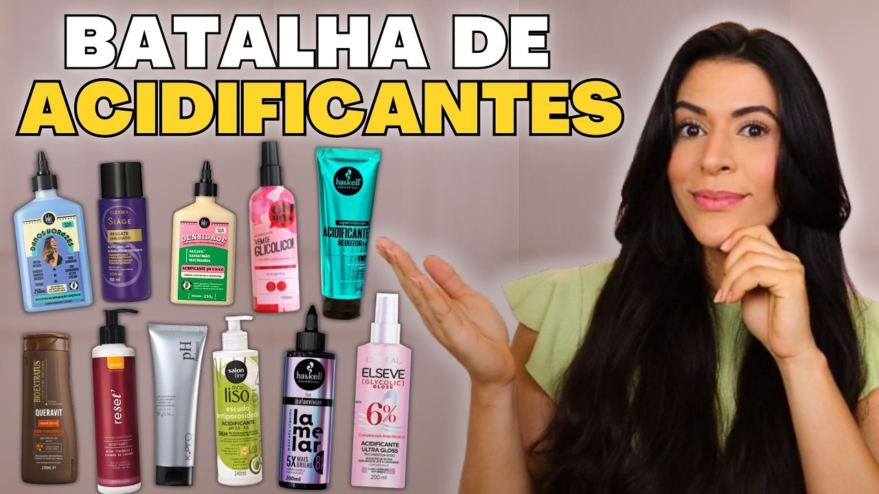 QUAL O MELHOR ACIDIFICANTE CAPILAR ? #BATALHADEACIDIFICANTES 2025 | Larisse Gama
