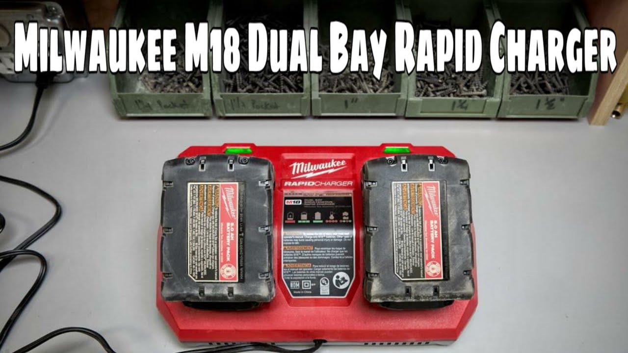 Milwaukee M18 Dual Bay Simultaneous Rapid Charger (48-59-1802)