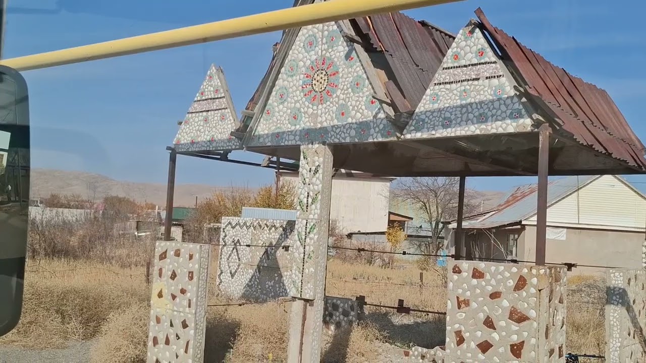 Проезд по району Шайкорган на 14 автобусе Талдыкорган