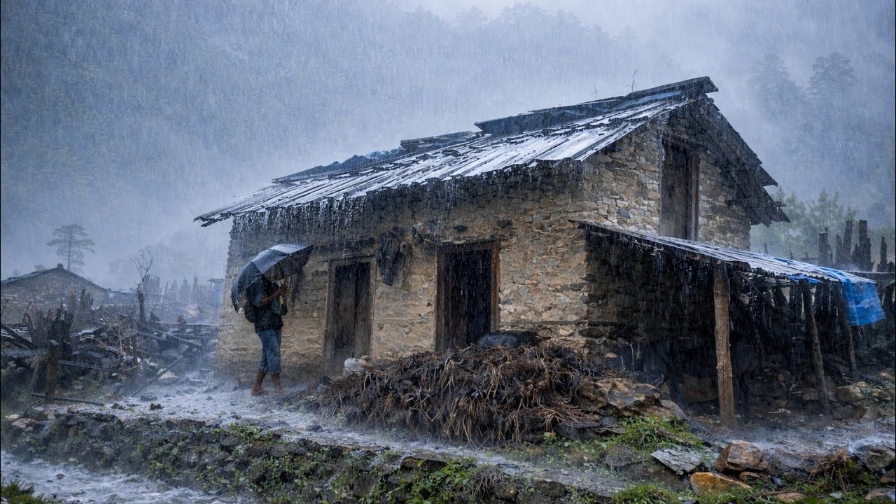 Life in Mountain Village People During The Snowfall Day's || Heavy Snow || Dolpa,Nepal🇳🇵 ||