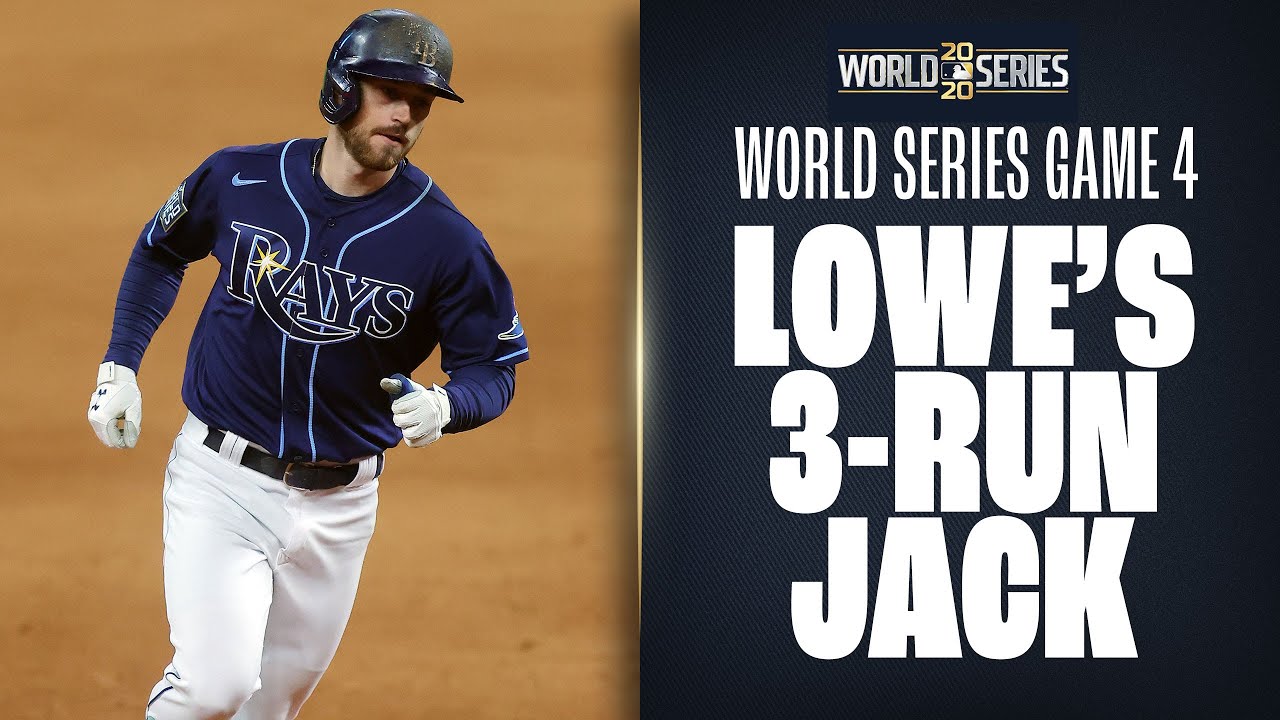 Rays' slugger Brandon Lowe's HUGE 3-run jack in World Series Game 4!