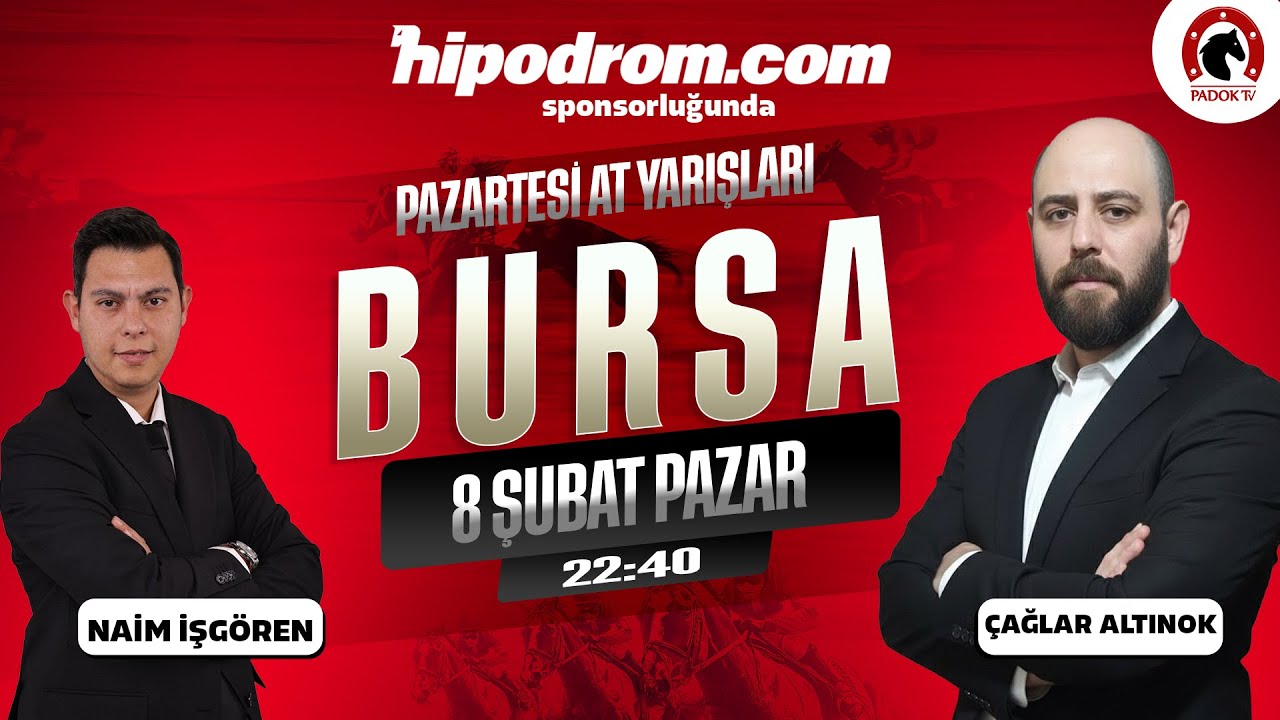 09 Şubat 2026 Bursa At Yarışı Tahminleri // Naim İşgören - Çağlar Altınok