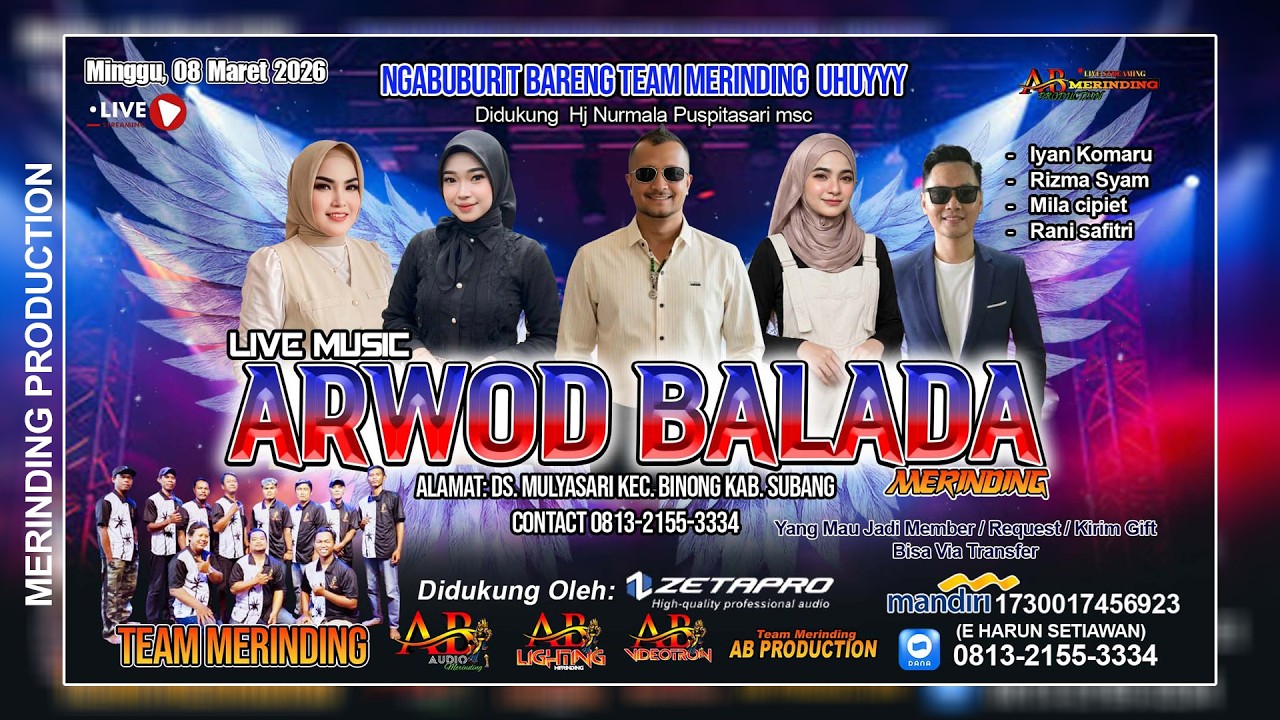 NGABUBURIT BARENG TEAM MERINDING | ARWOD BALADA 08 MARET 2026