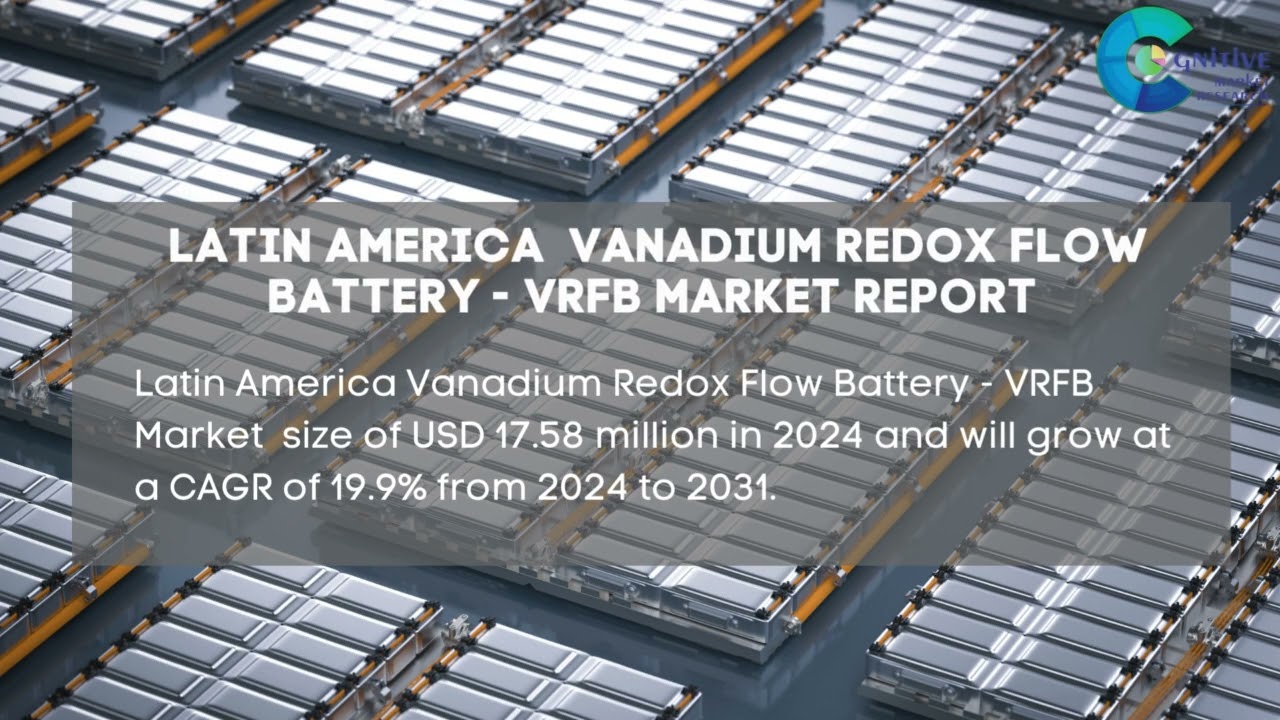 Vanadium Redox Flow Battery   VRFB Market Report 2024