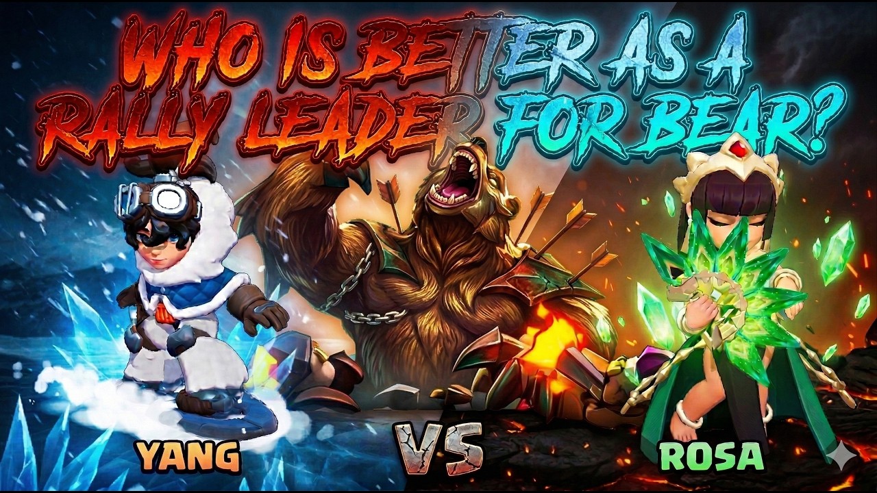 Stop Using Rosa? Yang Bear Damage Test in Kingshot! #kingshotgames  #BearHunt #KingshotGuide #Gaming