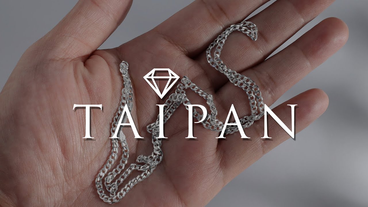 Taipan Panzerkette 3mm breit versch. L&auml;ngen 925 Sterling Silber