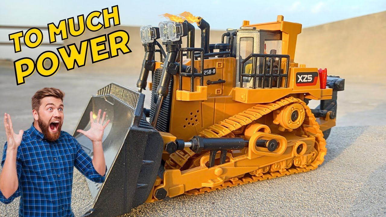 Rc Bulldozer XZS Metal Version 1:24 Scale Unboxing And Test Drive