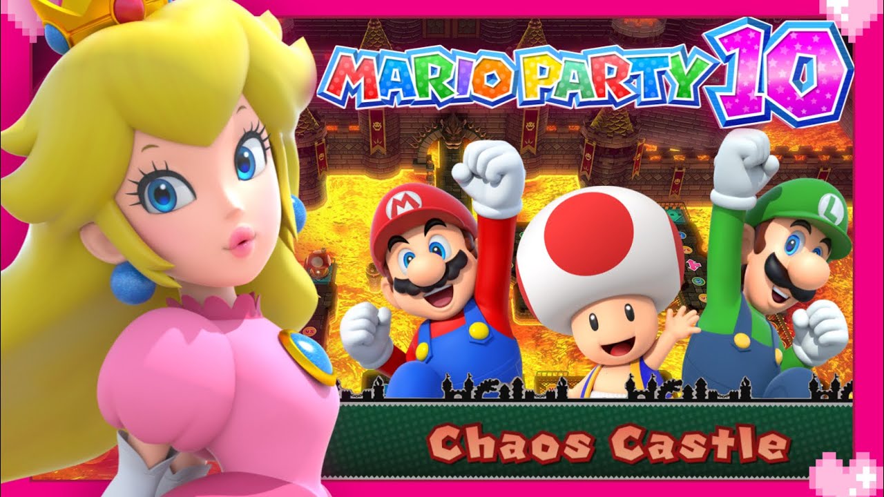💗 Mario Party 10 (Chaos Castle) Peach Gameplay 💗