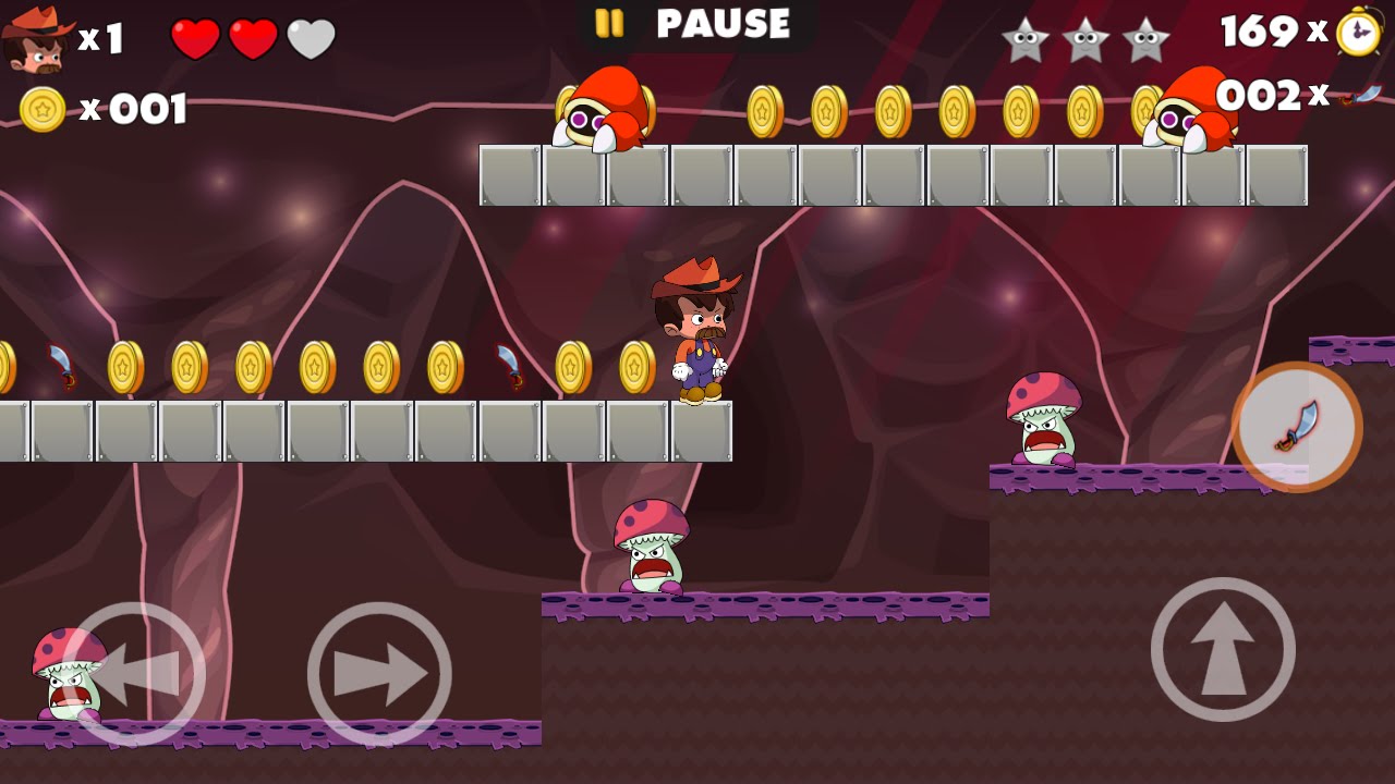 Cowboy's World 2 Adventure Android Classic Platform  Games
