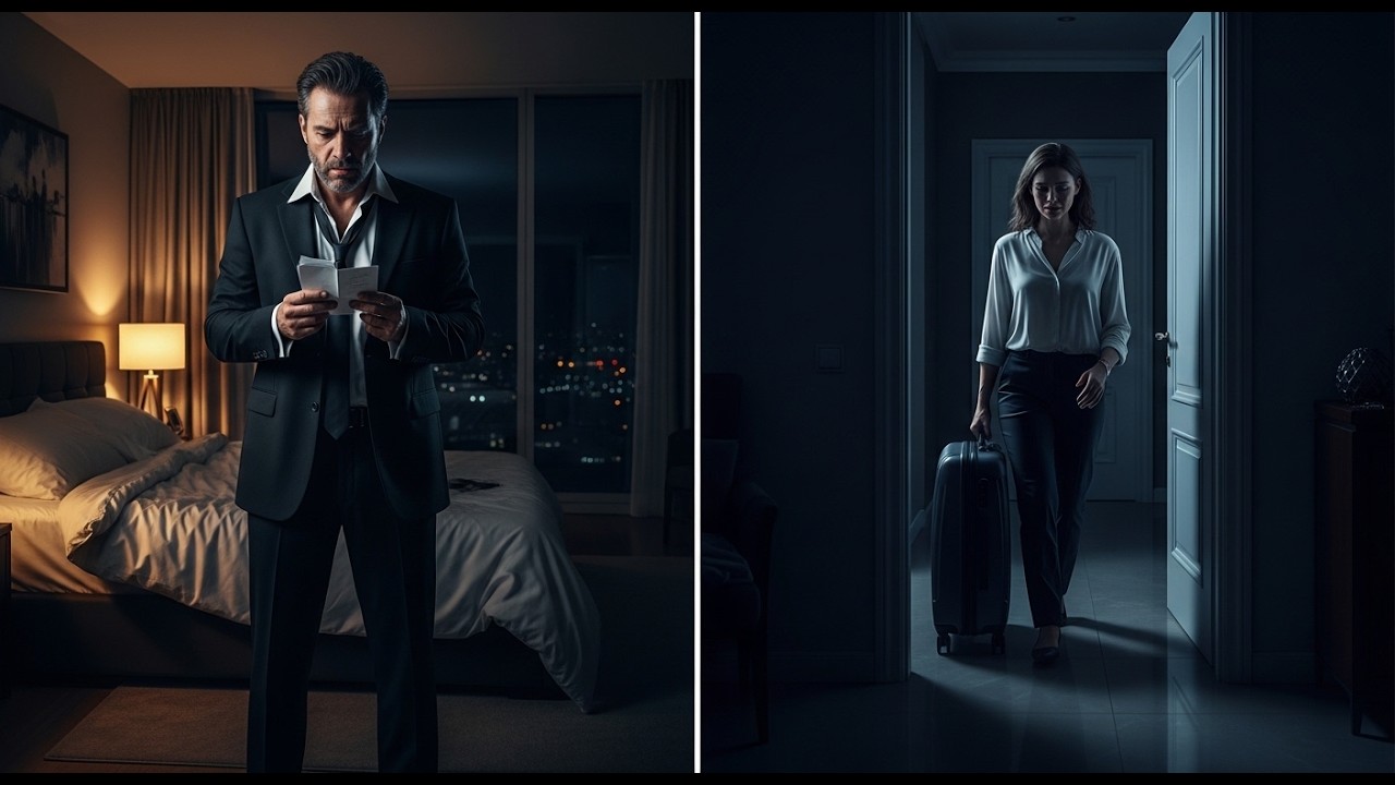 After cheating all night, when the Mafia Boss returned to his wife, he found a paper that changed hi
