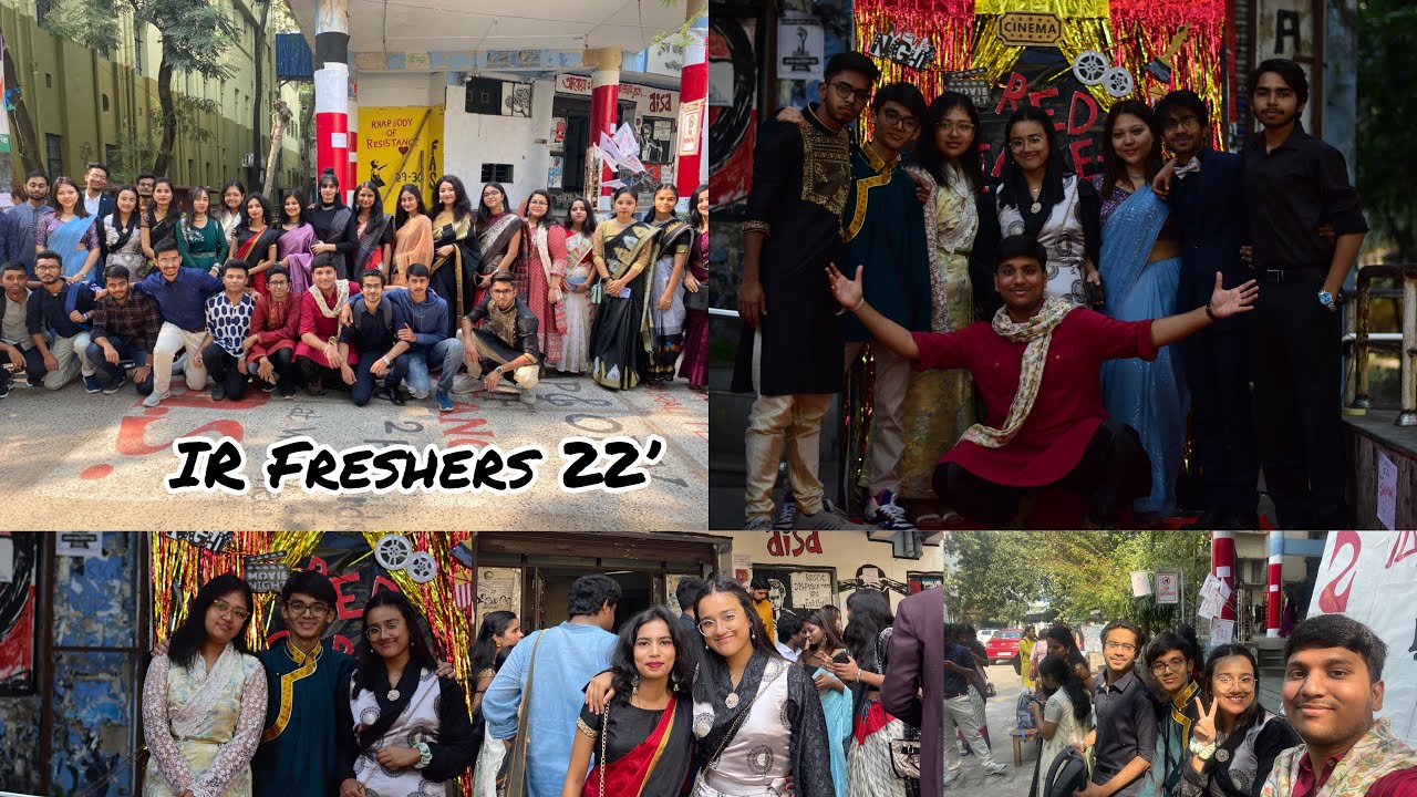 Vlog 64: Pt1- Departmental freshers at Jadavpur University (IR)📍