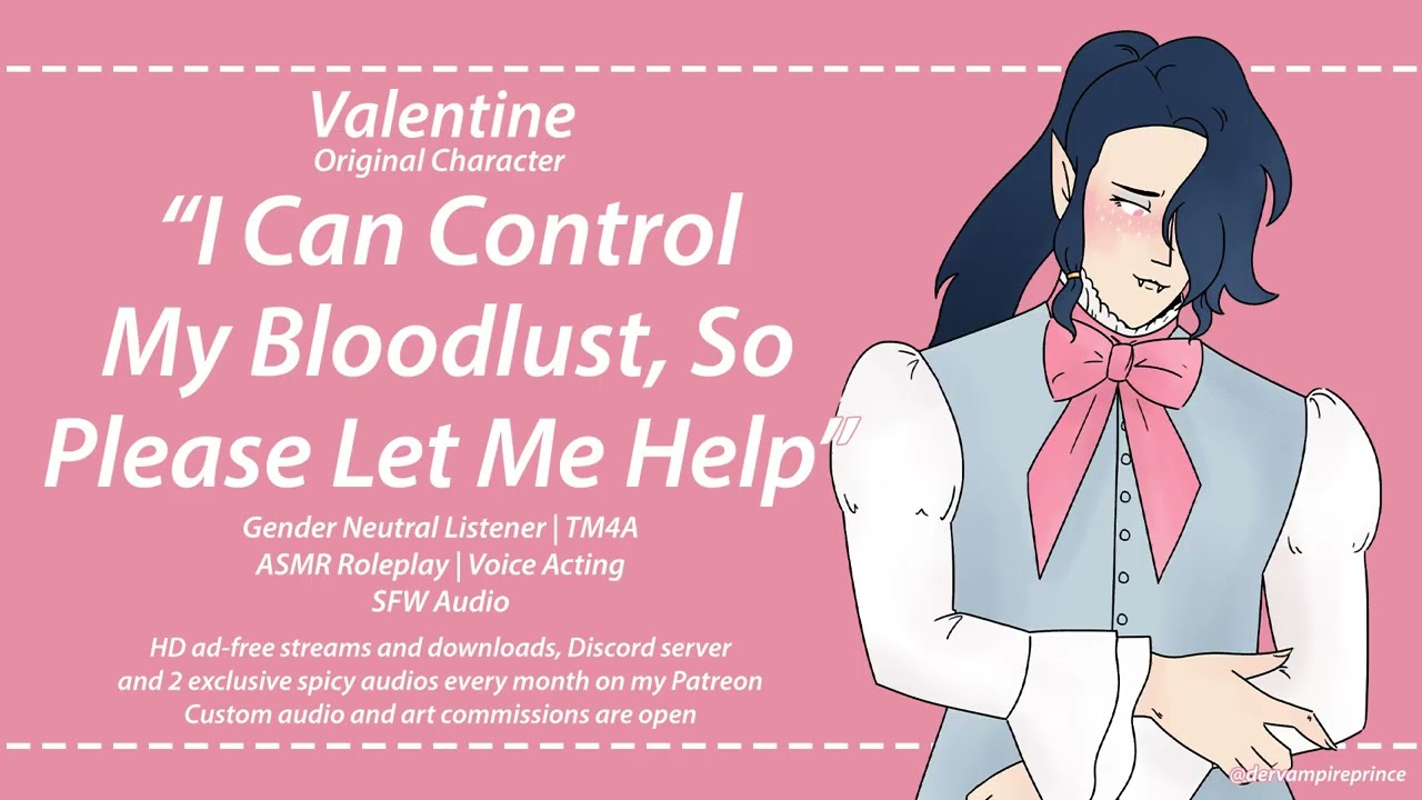 ASMR | Period Comfort From Your Shy Vampire Boyfriend [M4A] [Romantic]