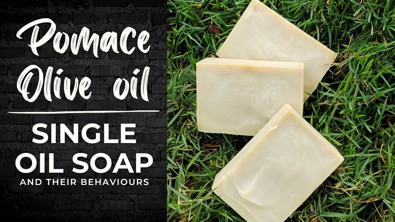 Soap Formulation: Pomace Olive Oil #soapmakers #singleoilsoap  #coldprocesssoap #handmadesoap