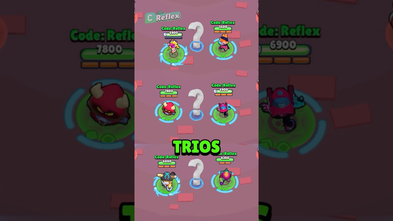 All Unfinished Trios #brawlstars #shorts