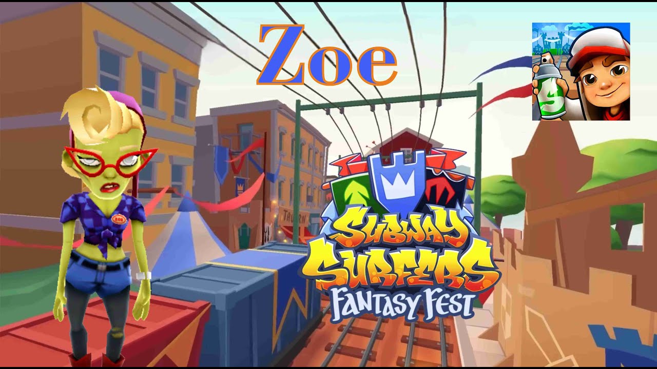 Subway Surfers: Haunted Hood 2024  Zoe Curly Outfit #subwaygaming #subwaysurfers #live #shortsfeed