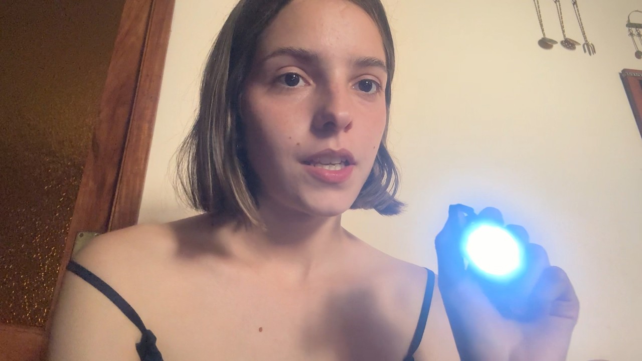 lofi ASMR cranial nerve exam (visual light triggers) 🔦🔦
