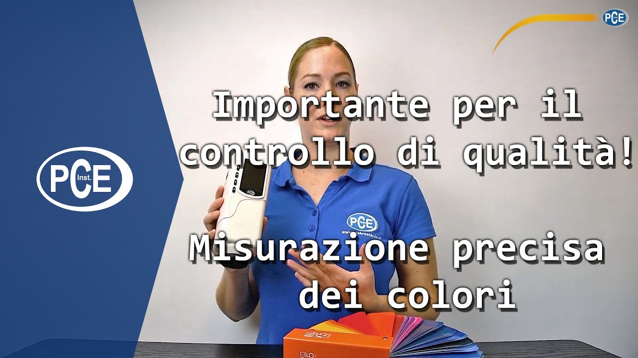 Importante per il controllo di qualità! Misurazione precisa dei colori | #PCEInstruments PCE-CSM 1