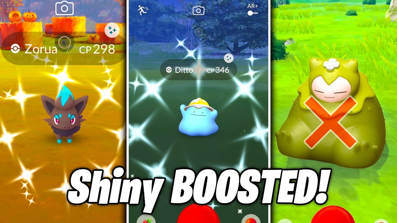 В Pokemon Go следовало бы это сделать! Новый блестящий Дитто в костюме / Новое праздничное событи...