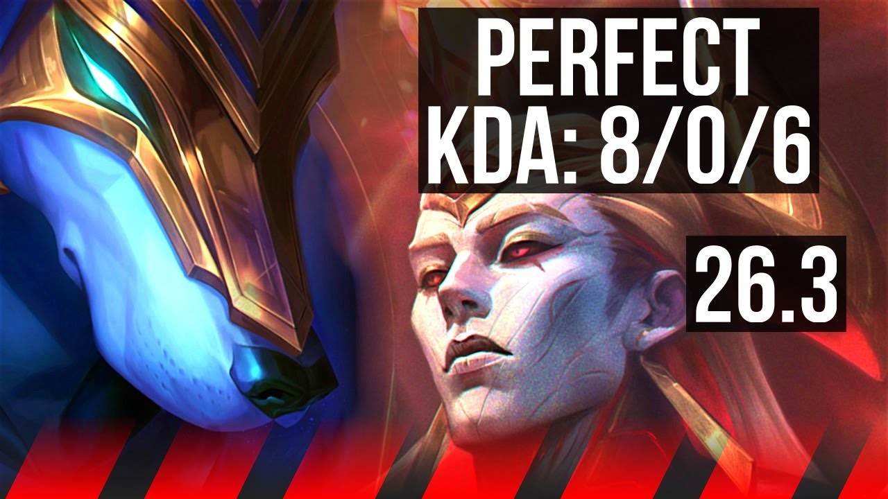 NASUS vs ZAAHEN (TOP) | Perfect KDA: 8/0/6 | EUNE Master | 26.3