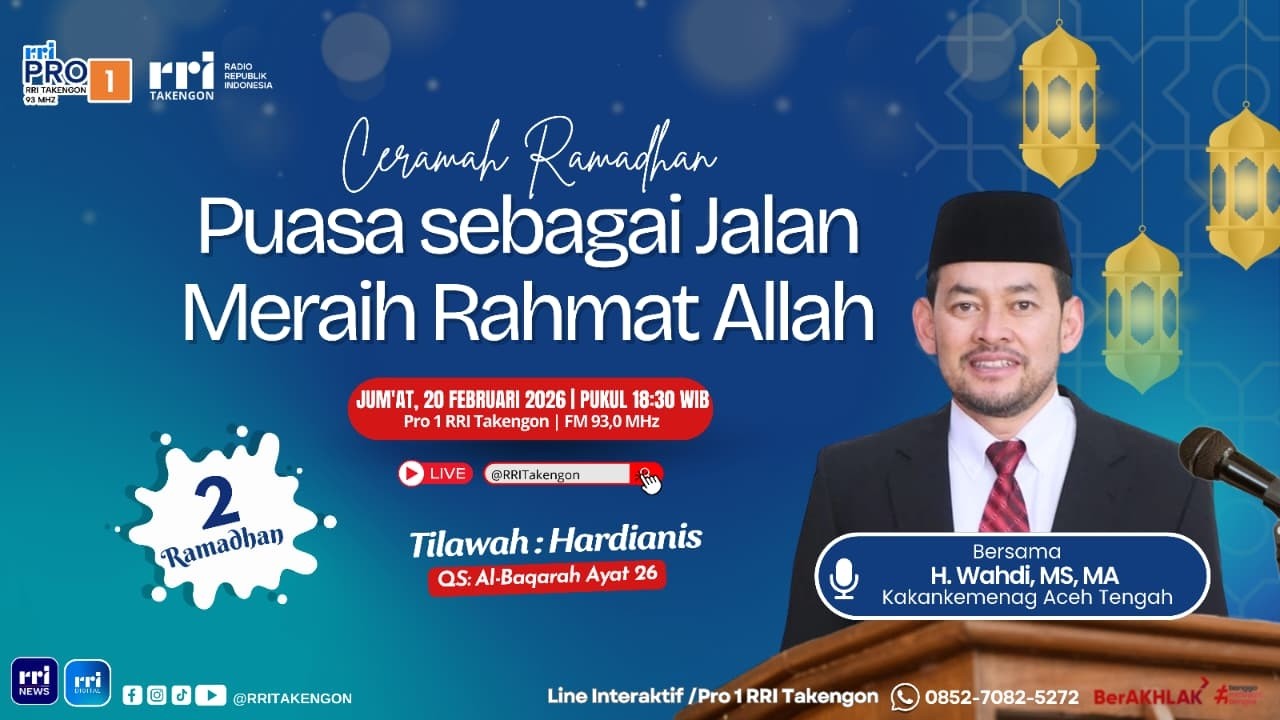 PENGAJIAN DAN KULTUM RAMADHAN || JUM'AT,  20 FEBRUARI 2026
