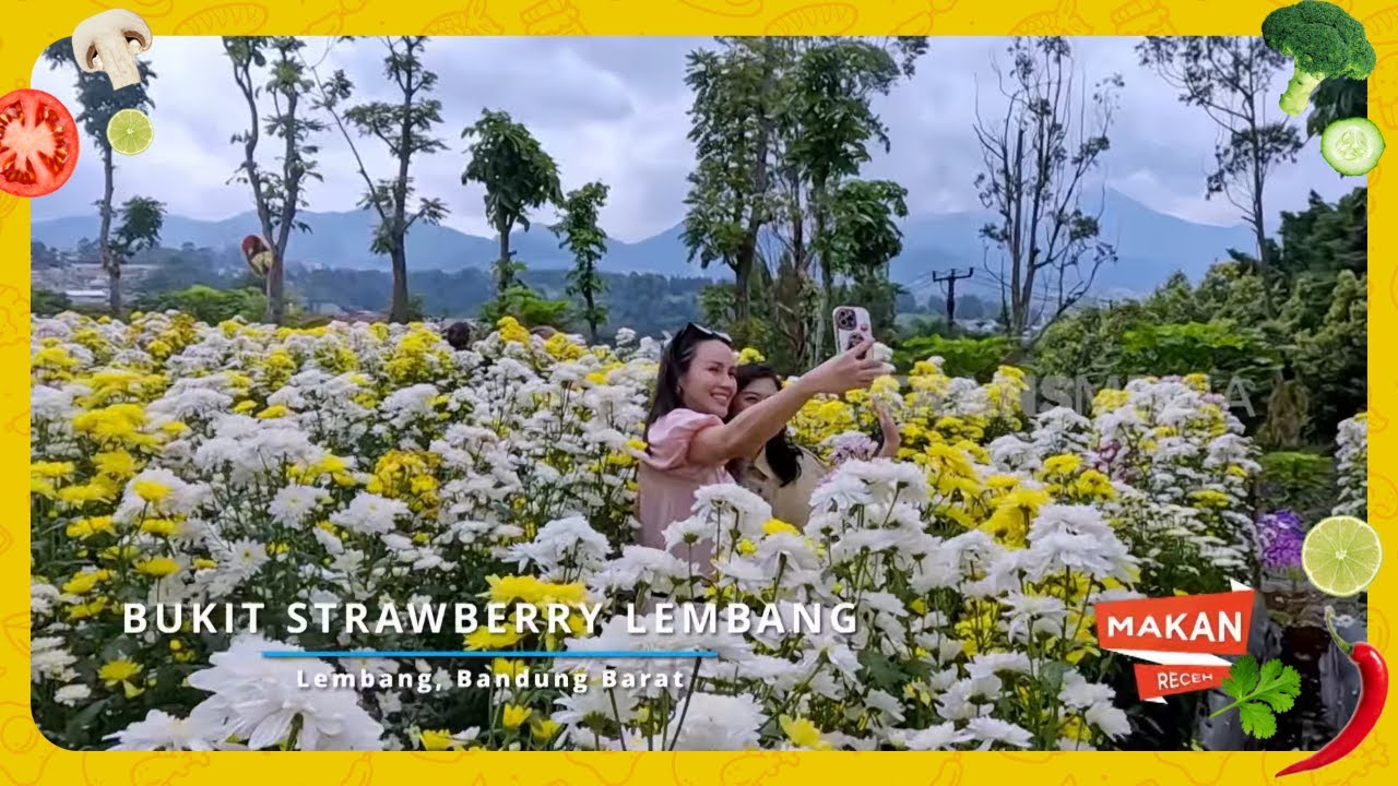 Nita Sofiani Jalan-Jalan & Kulineran di Bukit Strawberry Lembang | MAKAN RECEH (11/10/25)