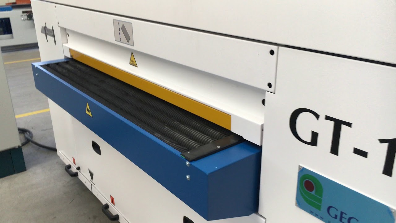 GT 13CSB Cross belt brushing machine rounding and oxide removal