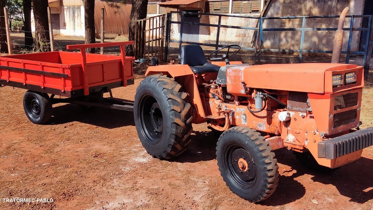 AGRALE 4200 COM CARRETA BASCULANTE A VENDA!!!! TRATOR GOSTOSO DE TRABALHAR, VALENTE E ECONÔMICO D+++