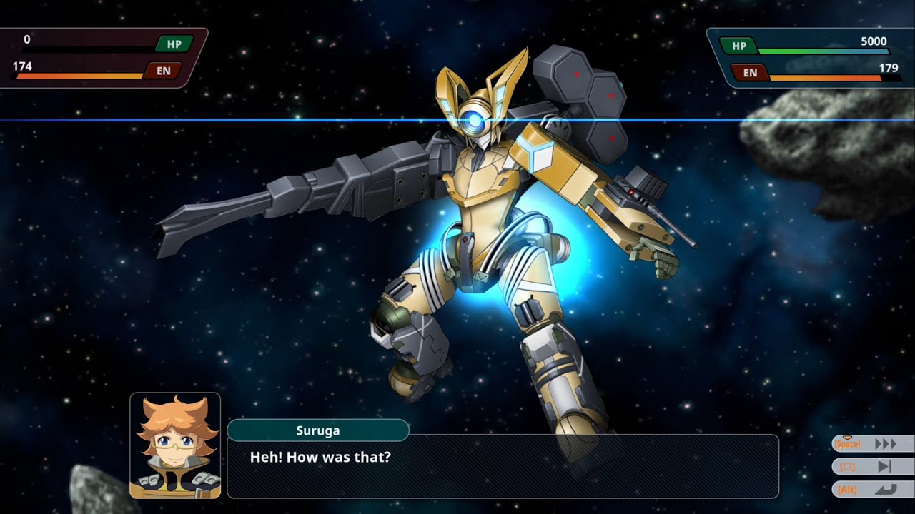 SRW Y (4K) : Gold 4 All Attacks / Ataru Suruga