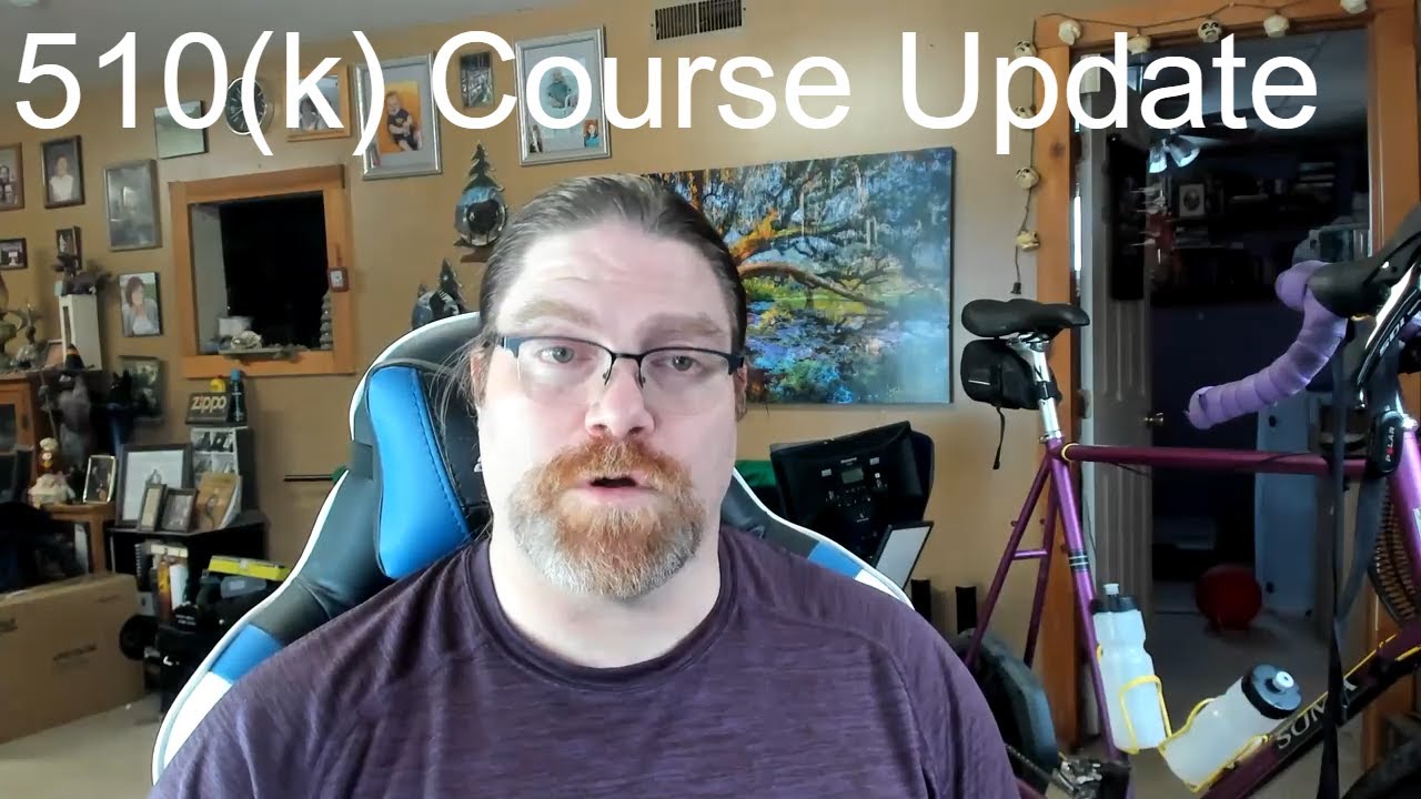 What is the status of the 510(k) course?