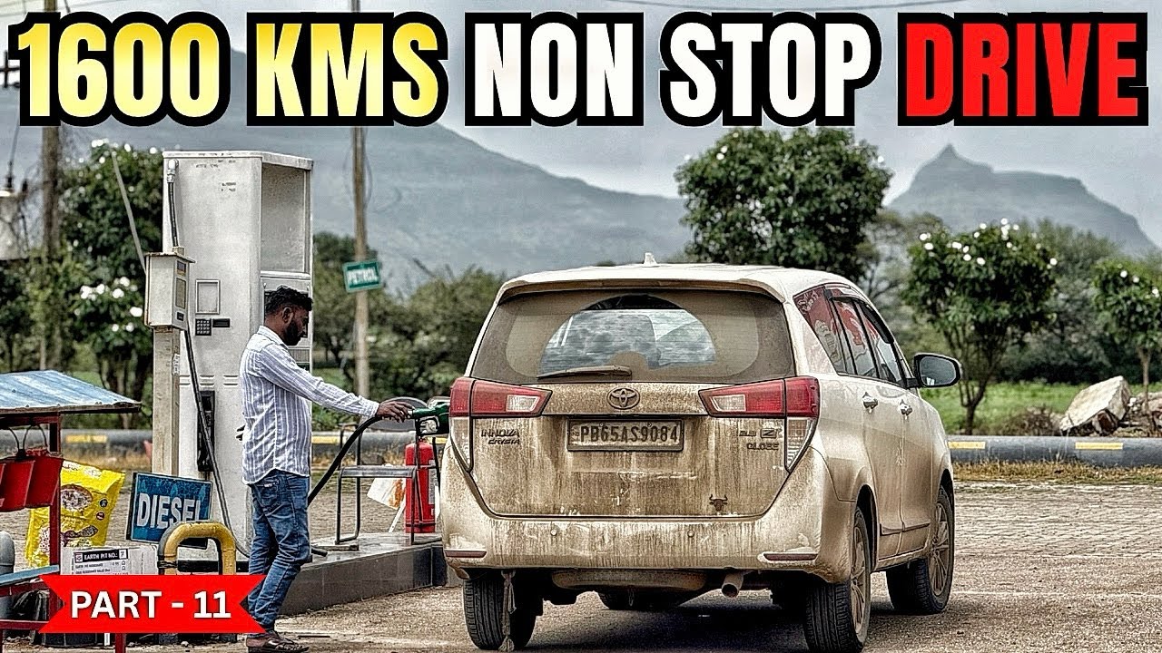 MIDNIGHT BREAKDOWN on Highway! 1600KM in 24 Hours | Nashik to Punjab | INNOVA CHALI GOA