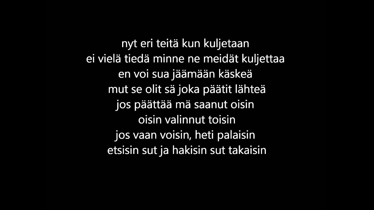 Cant Be - Kulta Rakastan Sua