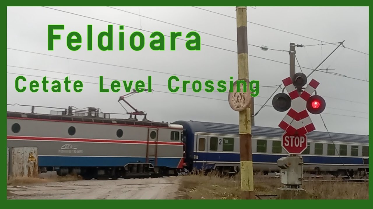 Feldioara Cetate Level Crossing/Trecere de Nivel cu Calea ferată (RO)