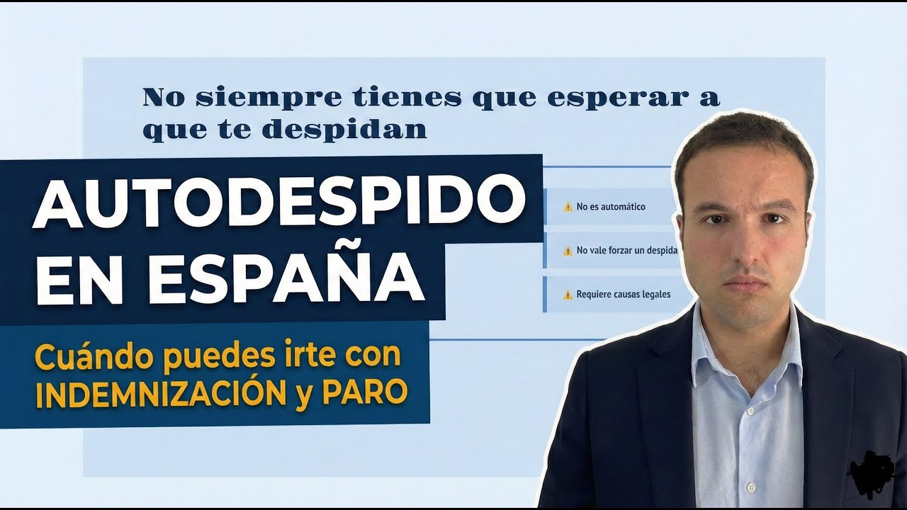AUTODESPIDO: cuándo puedes irte de tu trabajo con derecho a INDEMNIZACIÓN y PARO
