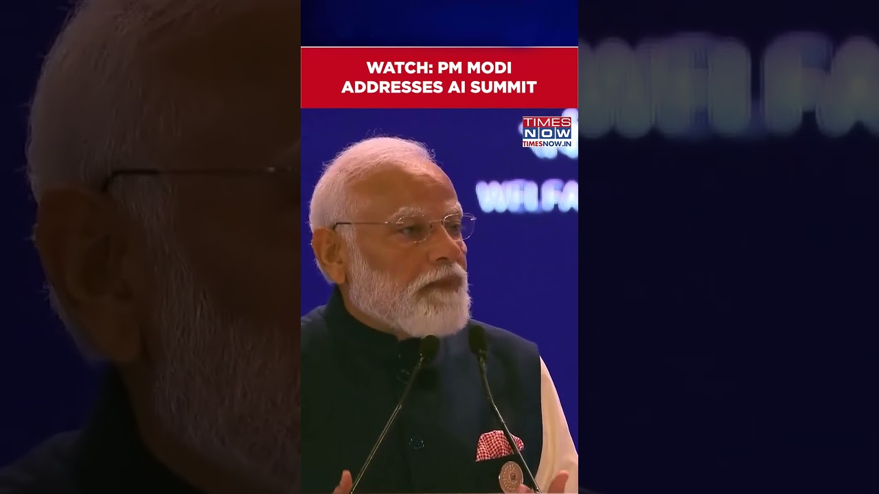 PM Modi Addresses AI Summit, Calls It Moment Of Pride for Entire Global South| Watch #shorts