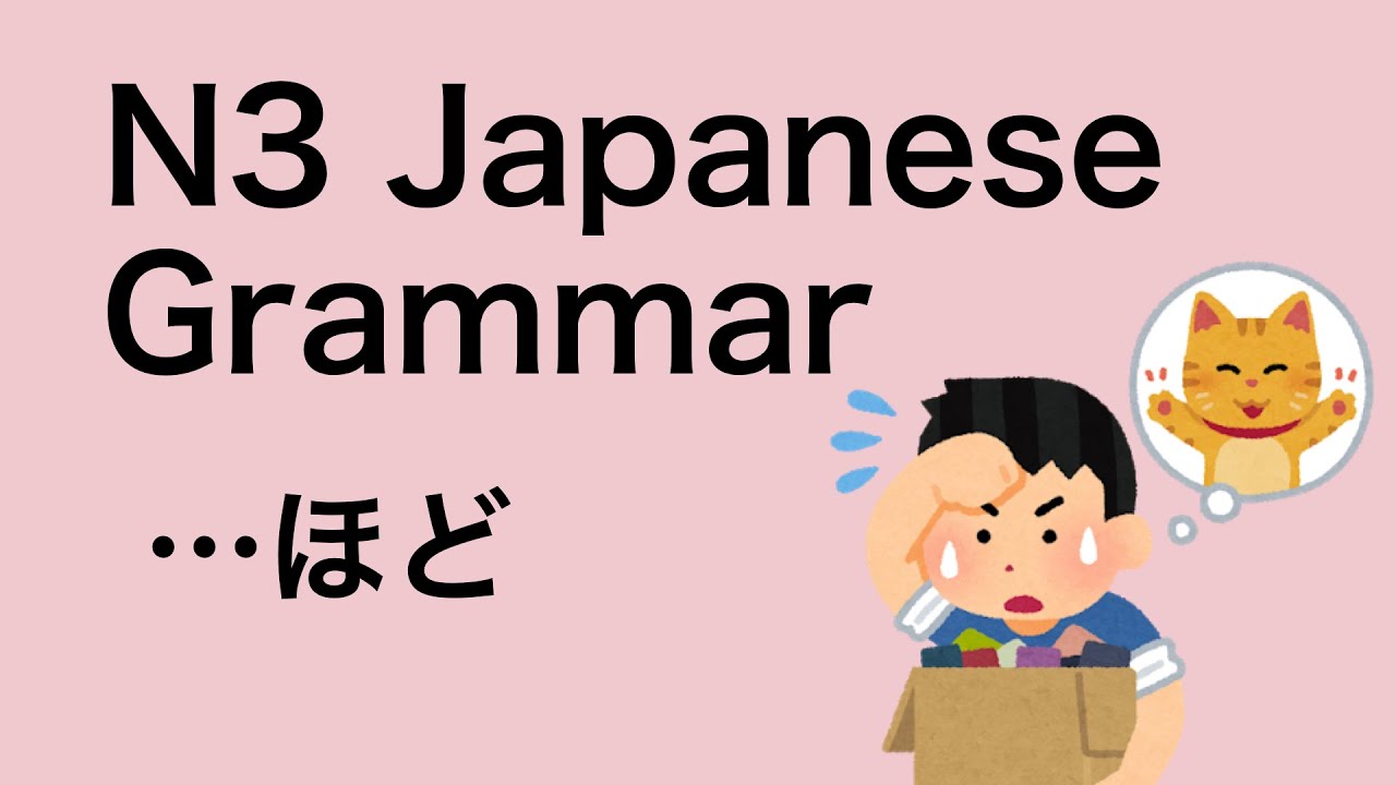 N3 Japanese Grammar ほど
