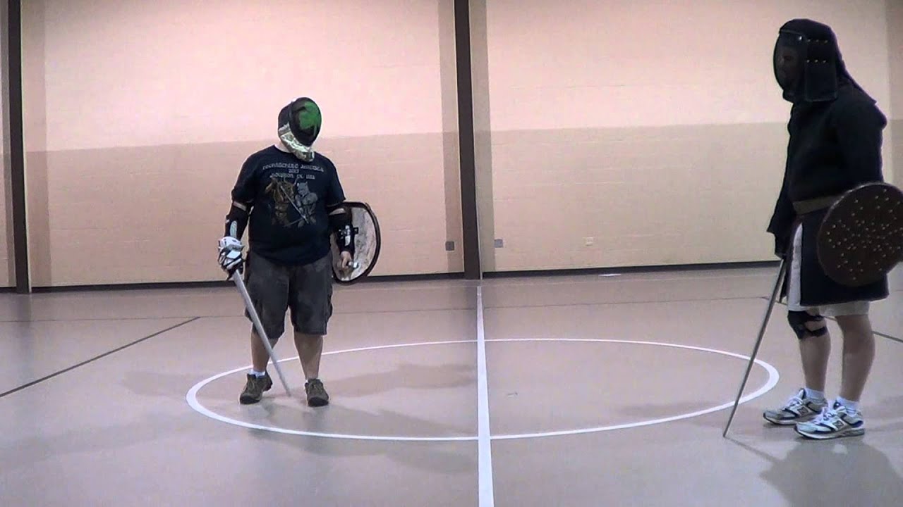 Arming Sword and Kite Shield vs Broadsword and Targe Martial Exchange  Stephen Blades vs James Munga