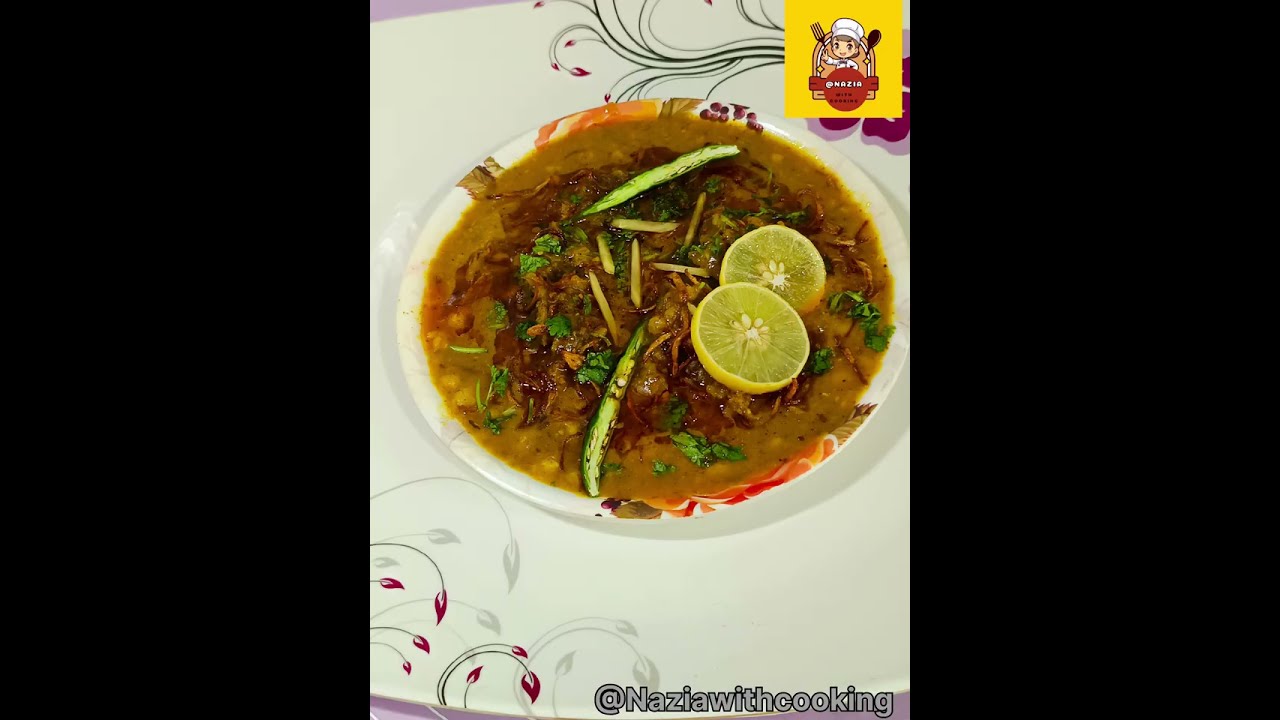 Mutton Haleem recipe/Khichda Moharram special/Kolkata styl Haleem/Daleem recipe by @naziawithcooking