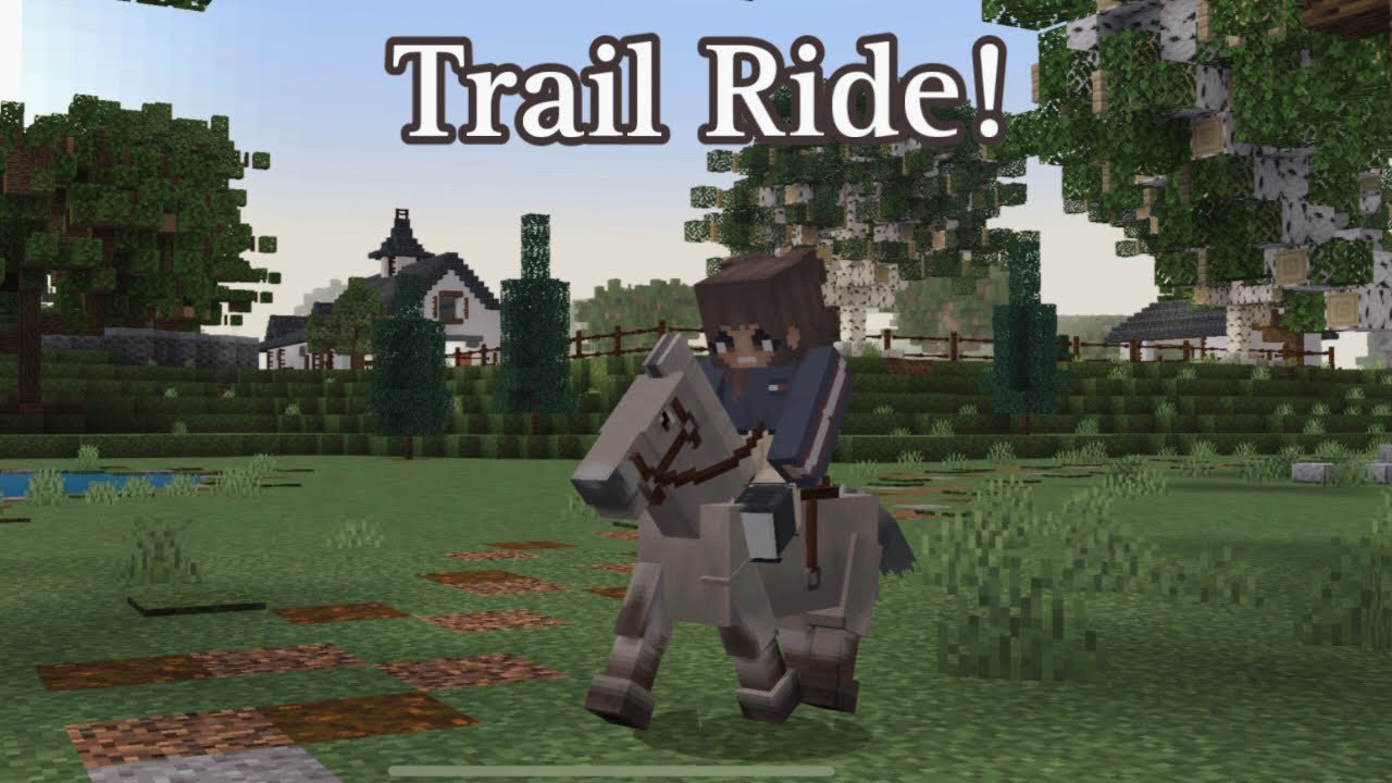 Trail Ride With Spike | Minecraft Equestrian | DibbleCraft |